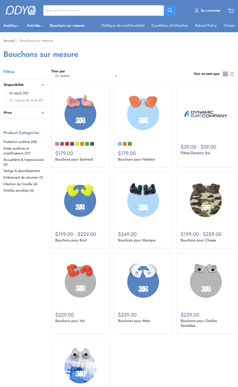 Choosing your Earplugs